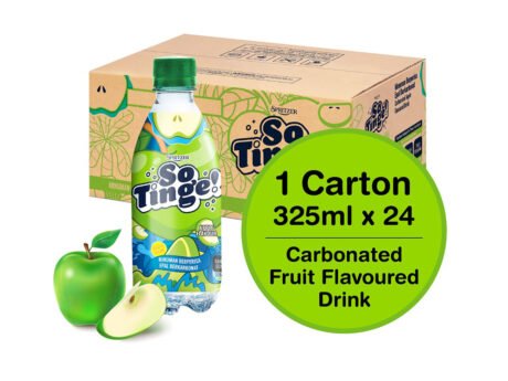 So Tinge  - Carbonated Flavoured Drink Apple (24 X 325ml)