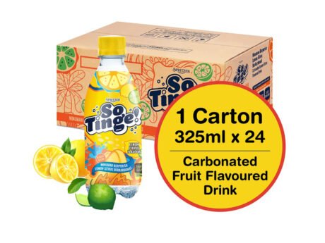 So Tinge - Carbonated Flavoured Drink Lemon Citrus (24 X 325ml)