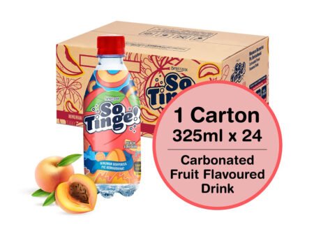 So Tinge - Carbonated Flavoured Drink Peach (24 X 325ml)